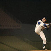 Sandy Koufax High Kick Art Print