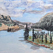 Saskatchewan River Crossing - Icefields Parkway Art Print