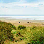 Saunton Sands Beach, Devon, Uk Art Print