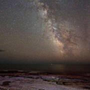 Schoodic Point Milky Way 6149 Art Print