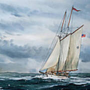 Schooner Adventuress Art Print