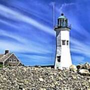 Scituate Lighthouse Art Print