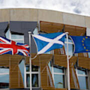 Scotland, Lothian, Edinburgh, Scottish Parliament Building Art Print