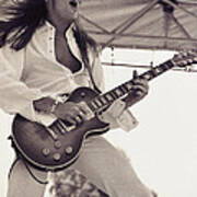 Scott Gorham Of Thin Lizzy Black Rose Tour At Day On The Green 4th Of July 1979 Art Print