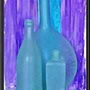 Sea Glass Bottles Made In India Art Print