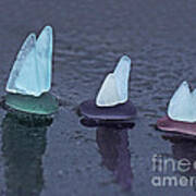 Sea Glass Flotilla Art Print