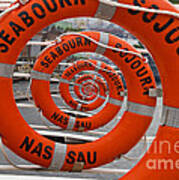 Seabourn Sojourn Spiral. Art Print