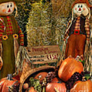 Seasonal Pumpkins Art Print