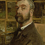 Self Portrait, C.1884 Art Print