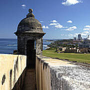 Sentry Post Overlooking San Juan Art Print