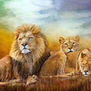 Serengeti Pride Art Print