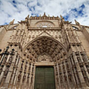 Seville Cathedral West Facade Art Print