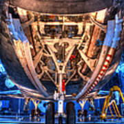 Shuttle Discovery Nose Gear And Bay Art Print