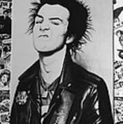 Sid Vicious Collage Art Print