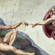 Sistine Chapel Ceiling Art Print