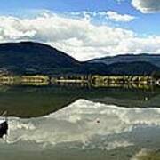 Skaha Lake Panorama 04-28-2014 Art Print