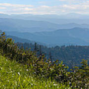 Smoky Mountains View Art Print