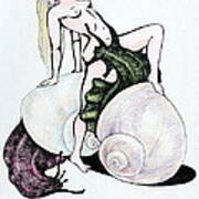 Snails Art Print