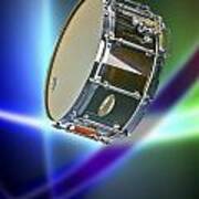 Snare Drum For Drum Set In Color 3238.02 Art Print