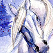 Snow Pony 1 Art Print