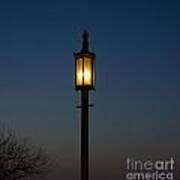 Solitary Gas Light Art Print