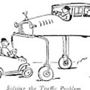 Solving The Traffic Problem #1 Art Print