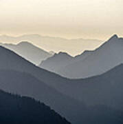 Sostice In The Olympic Mountains Art Print