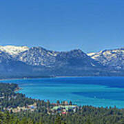 South Lake Tahoe View Art Print
