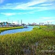 Southport Marsh Art Print