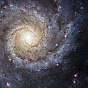 Spiral Galaxy M74 Art Print