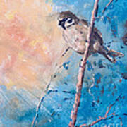 Spring Chickadee Art Print