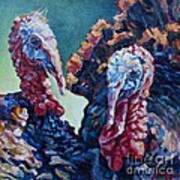 Spring Gobblers Art Print