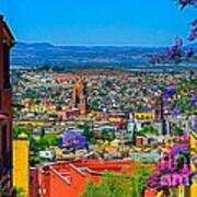 Spring In San Miguel De Allende Art Print