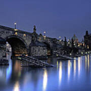 St Charles Bridge Art Print