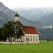 St. Coloman Church Near Fussen With Art Print