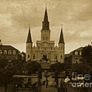 St Louis Cathedral - New Orleans Art Print