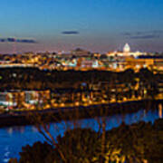 St Paul Skyline At Dusk Art Print