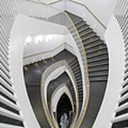 Staircase In Museum Of Contemporary Art Art Print