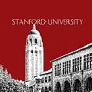 Stanford University - Dark Red Art Print