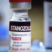 Stanozolol Anabolic Steroid Art Print