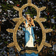 Statue Of The Virgin Mary In Granada Nicaragua Art Print