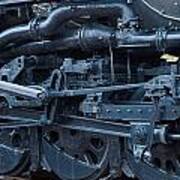 Steam Engine Wheels Art Print