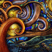 Steampunk - Starry Night Art Print