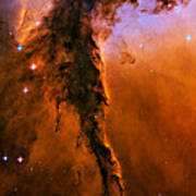 Stellar Spire In The Eagle Nebula Art Print