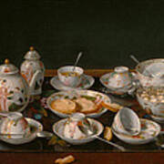 Still Life. Tea Set Art Print