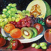 Still Life With Fruits Art Print