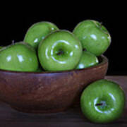 Still Life With Green Apples Art Print
