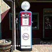 Old Stillwater Garage And General Store  New Jersey And Esso Gas Pump Art Print