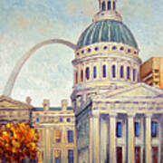 St.louis Old Courthouse Art Print