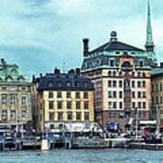 Stockholm Old Town Art Print